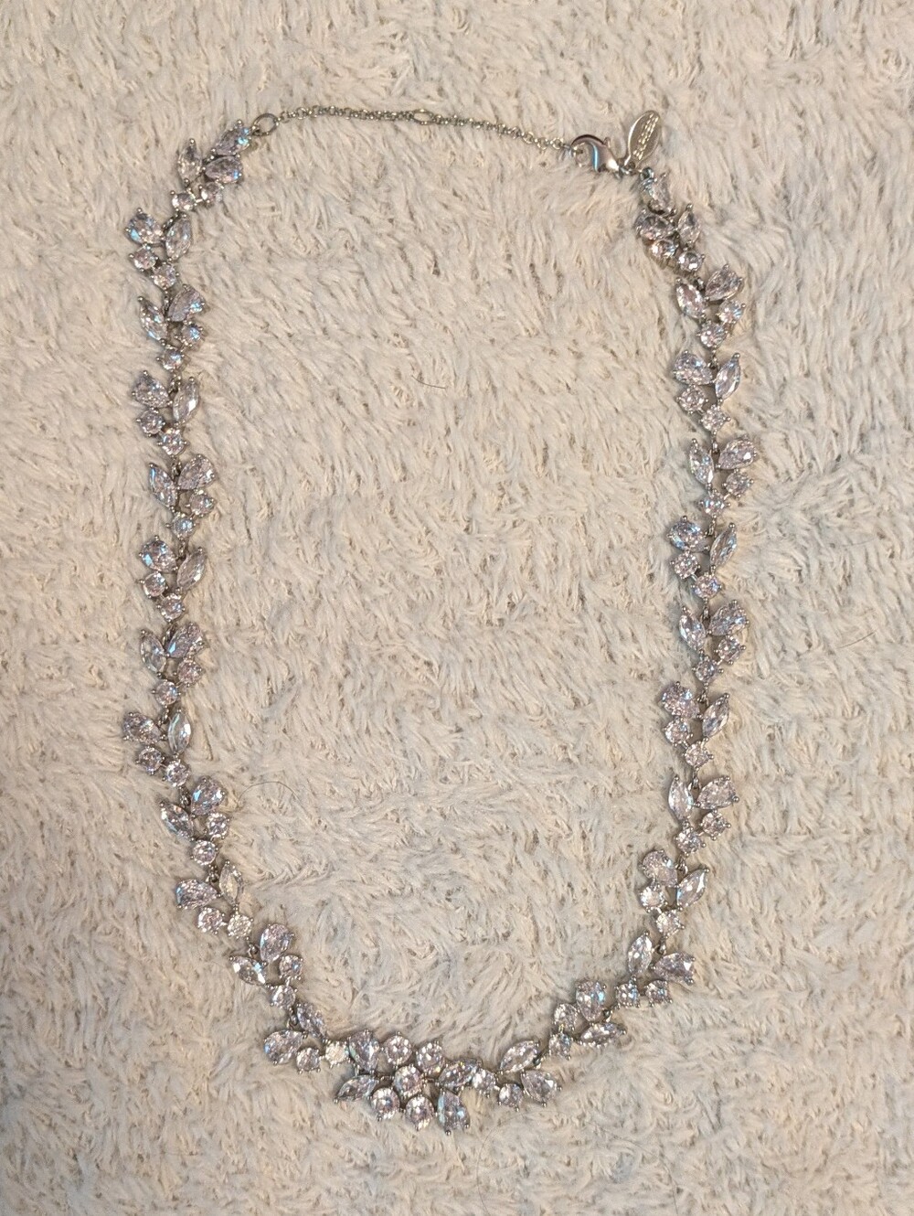 Express Silver Statement Necklace